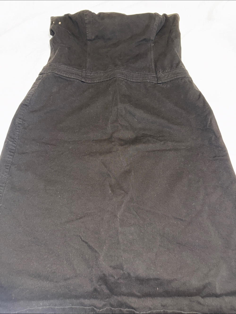 J. Crew Black Strapless Dress